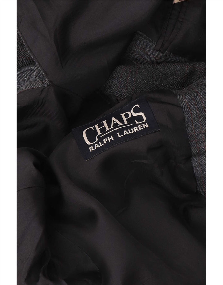 Chaps Chaqueta tipo blazer de 2 botones para hombre UK 42 XL Azul marino a cuadros