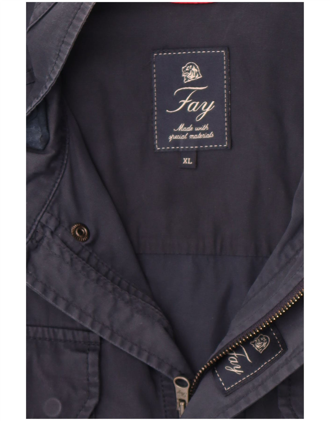 Fay Chaqueta utilitaria para hombre UK 42 XL Azul marino