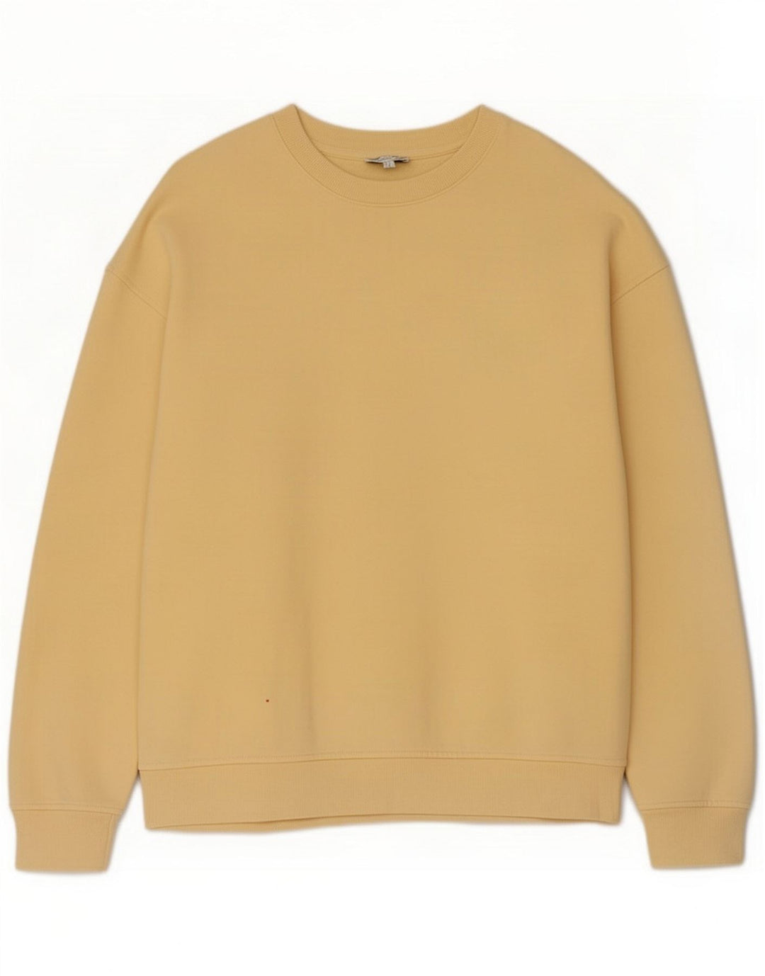 Sudadera Reiss para hombre tipo jersey de algodón amarillo medio