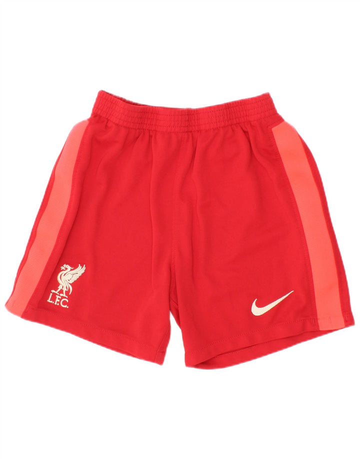 Nike Liverpool - Pantalones cortos deportivos para niño (5-6 años), color rojo medio, poliéster