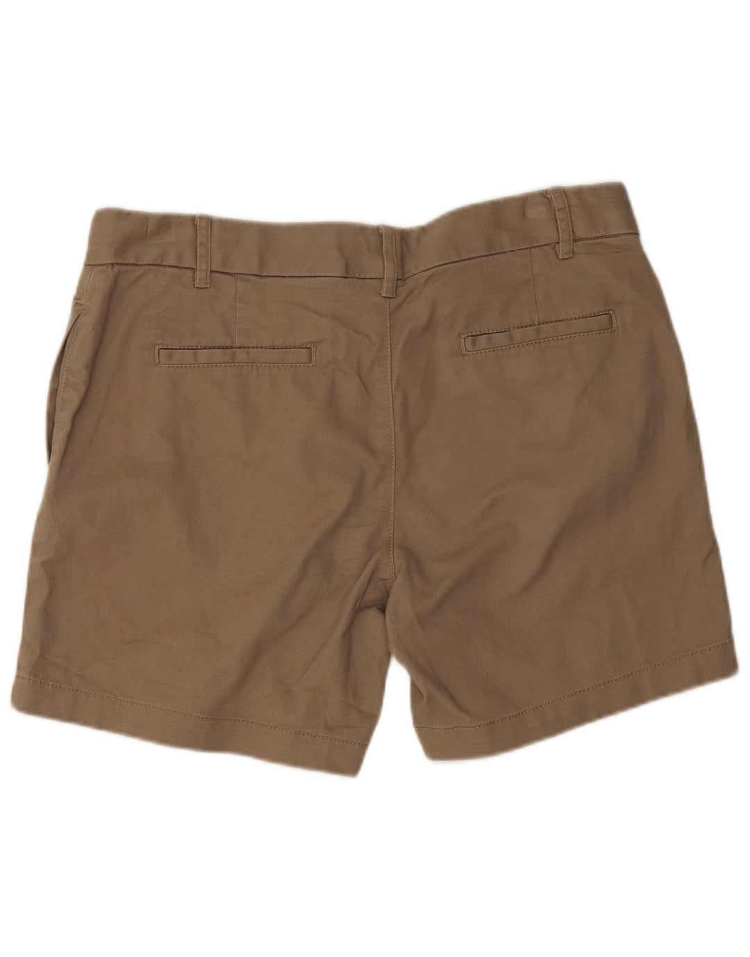 Pantalones cortos chinos para mujer Fat Face UK 12 Medium W32 Caqui Algodón