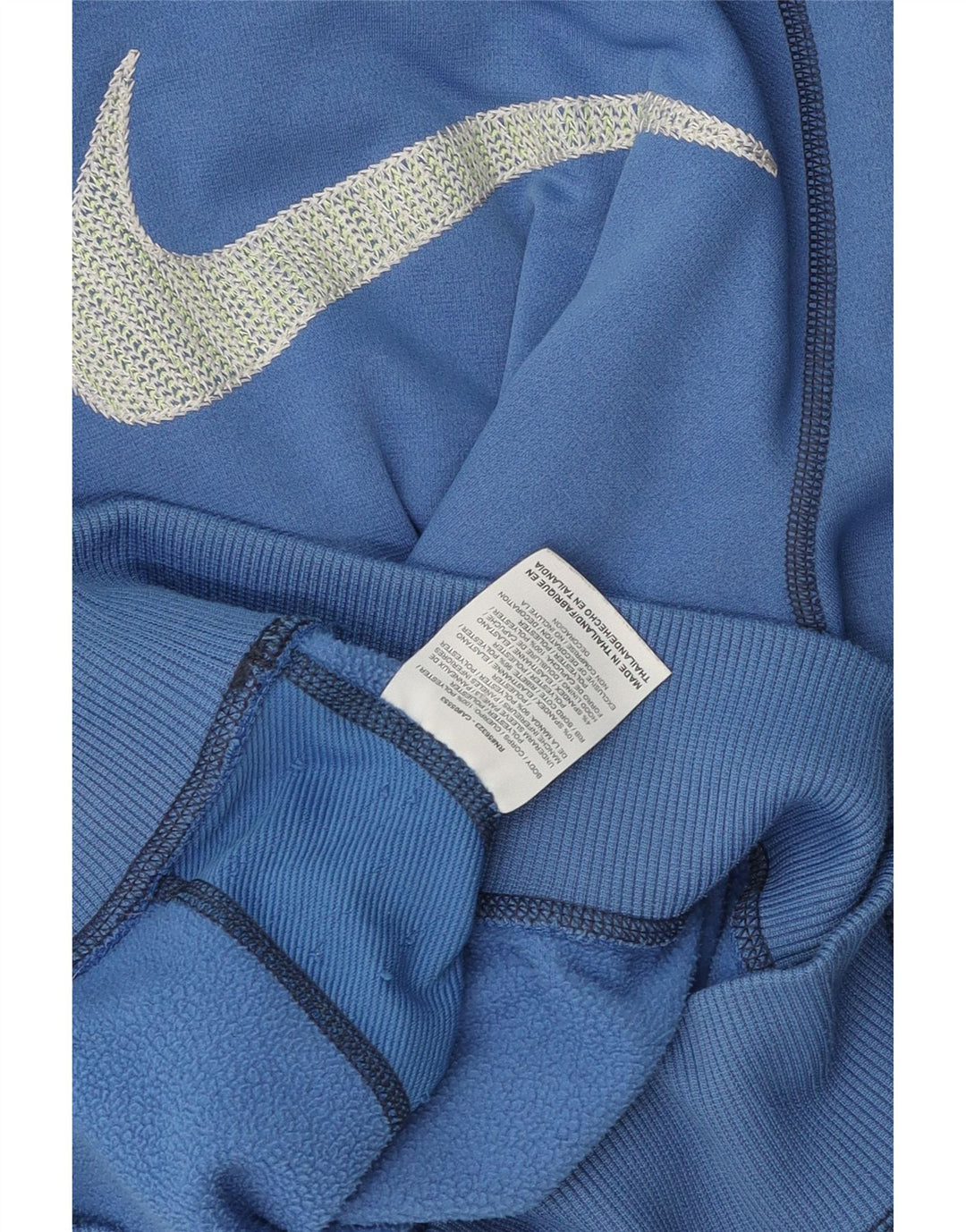 Nike - Sudadera con capucha para mujer, talla S, poliéster azul
