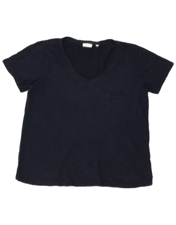 Sudadera con capucha para mujer Fat Face UK 46 Large Azul marino Algodón