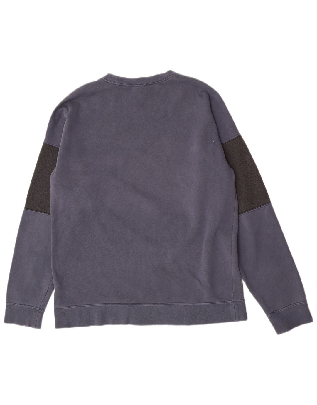 Nike Hombre Sudadera con gráfico tipo jersey de algodón color block en azul medio