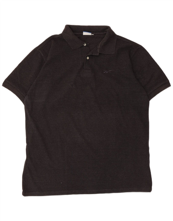 Polo Reebok Hombre XL Algodón Negro
