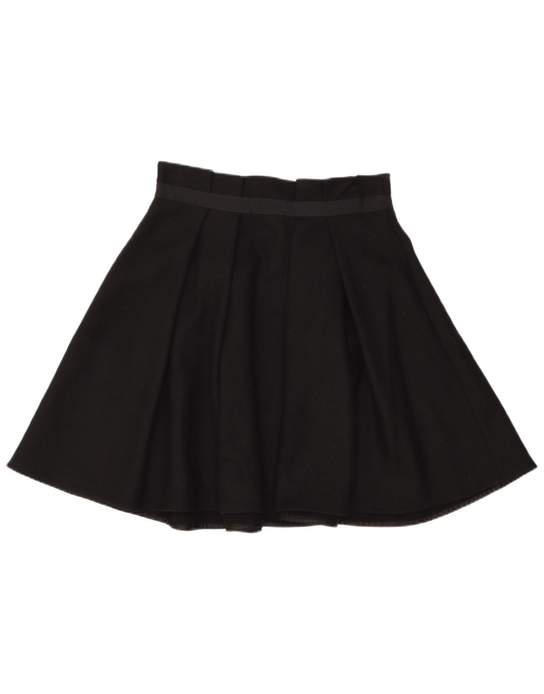 PATRIZIA PEPE Falda acampanada Firenze para mujer IT 42 Medium W30 Lana negra
