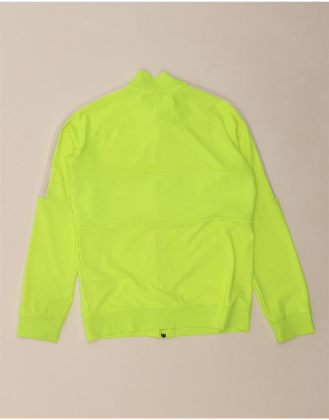 NIKE Boys Dri Fit Chándal Top Chaqueta 13-14 años XL Verde Colorblock