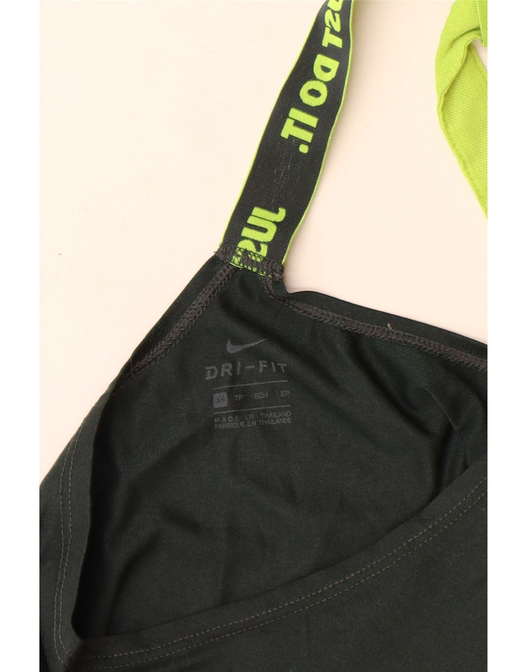 Nike Mujer Gráfico Chaleco Top UK 6 XS Negro