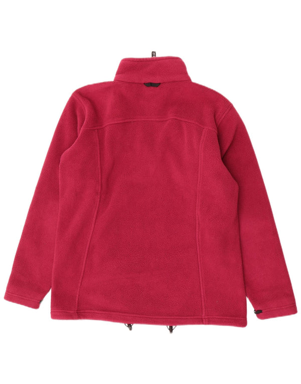 JACK WOLFSKIN Chaqueta polar para mujer UK 40 Grande Poliéster rosa
