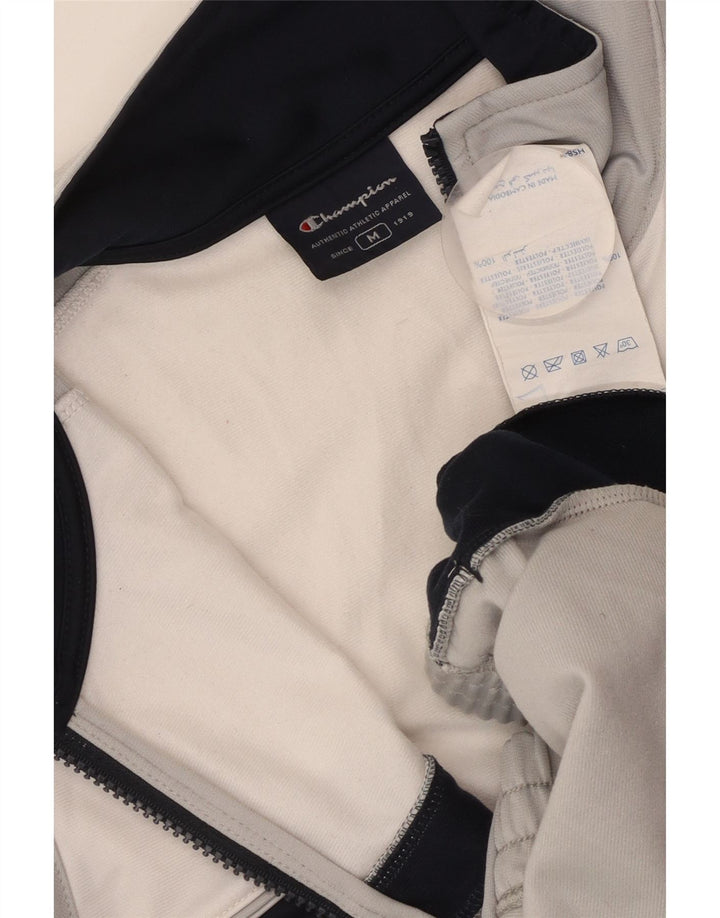 CHAMPION Chaqueta superior de chándal para hombre Poliéster color block gris medio