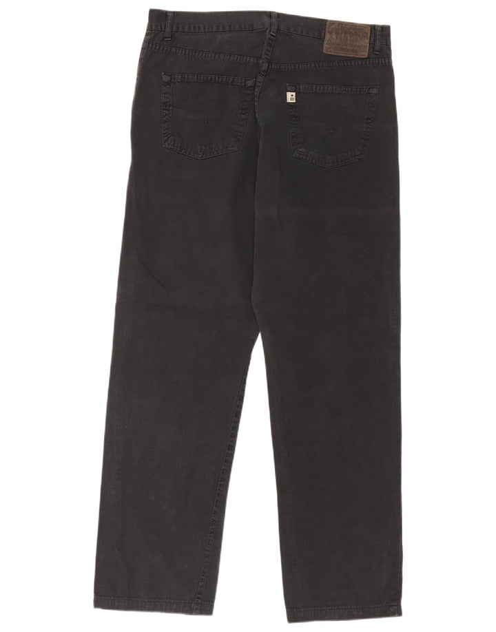 Vaqueros rectos uniformes para hombre W36 L30 Algodón negro