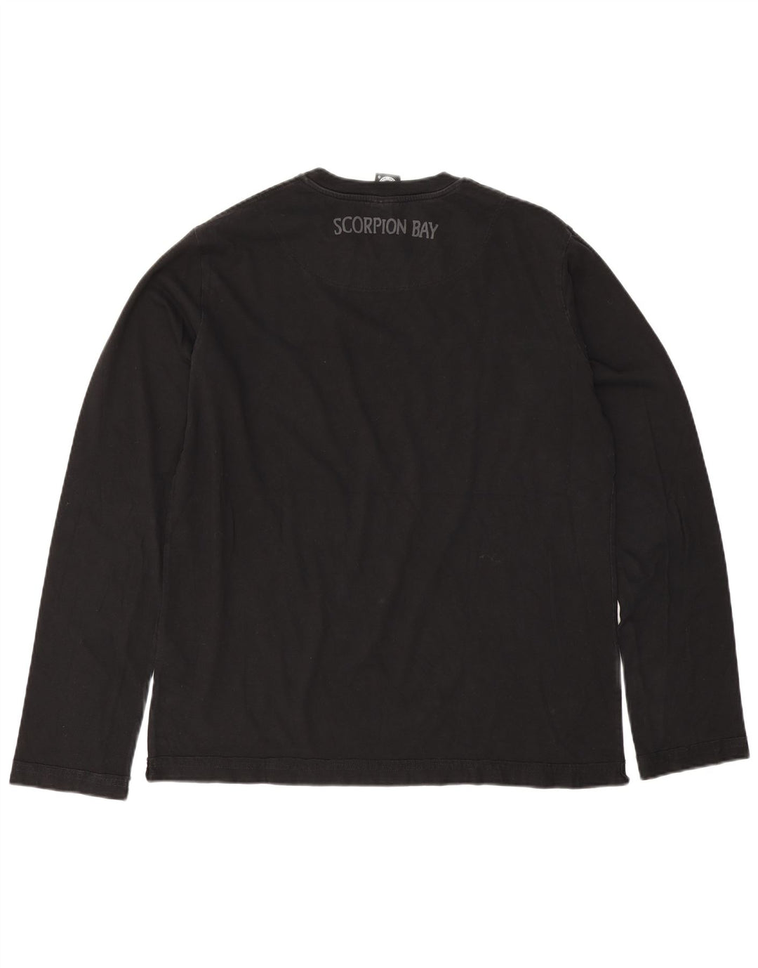 Scorpion Bay Camiseta gráfica para hombre de manga larga 2XL Algodón negro