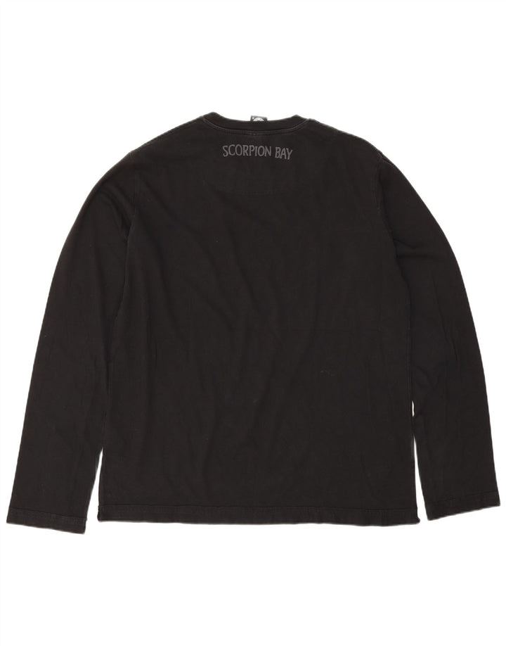 Scorpion Bay Camiseta gráfica para hombre de manga larga 2XL Algodón negro