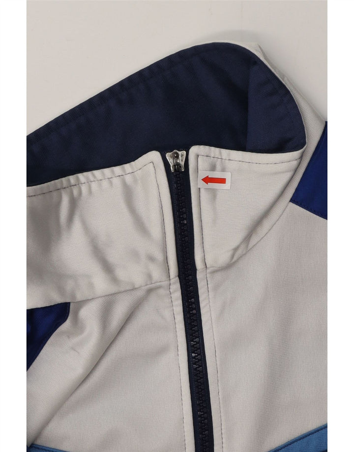 SERGIO TACCHINI Chaqueta de chándal para hombre con bloques de color azul marino mediano