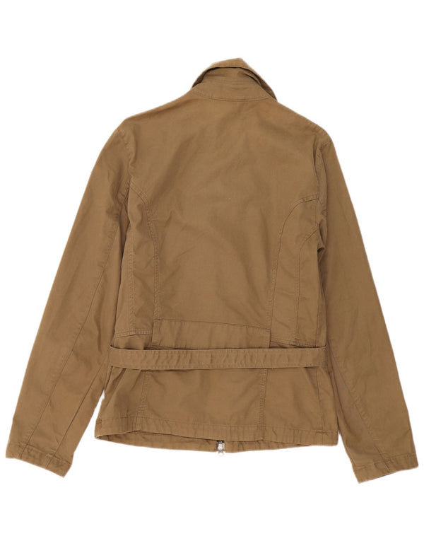 Napapijri Chaqueta utilitaria Geographic para mujer UK 40 XL Algodón caqui