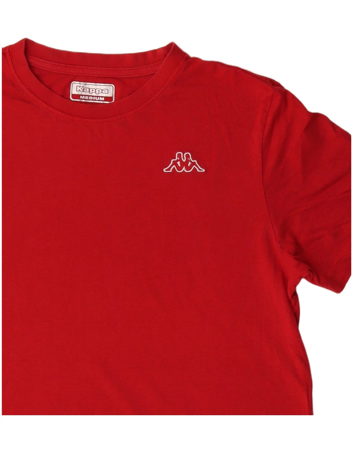 KAPPA Camiseta para mujer Top UK 44 Medium Red Cotton