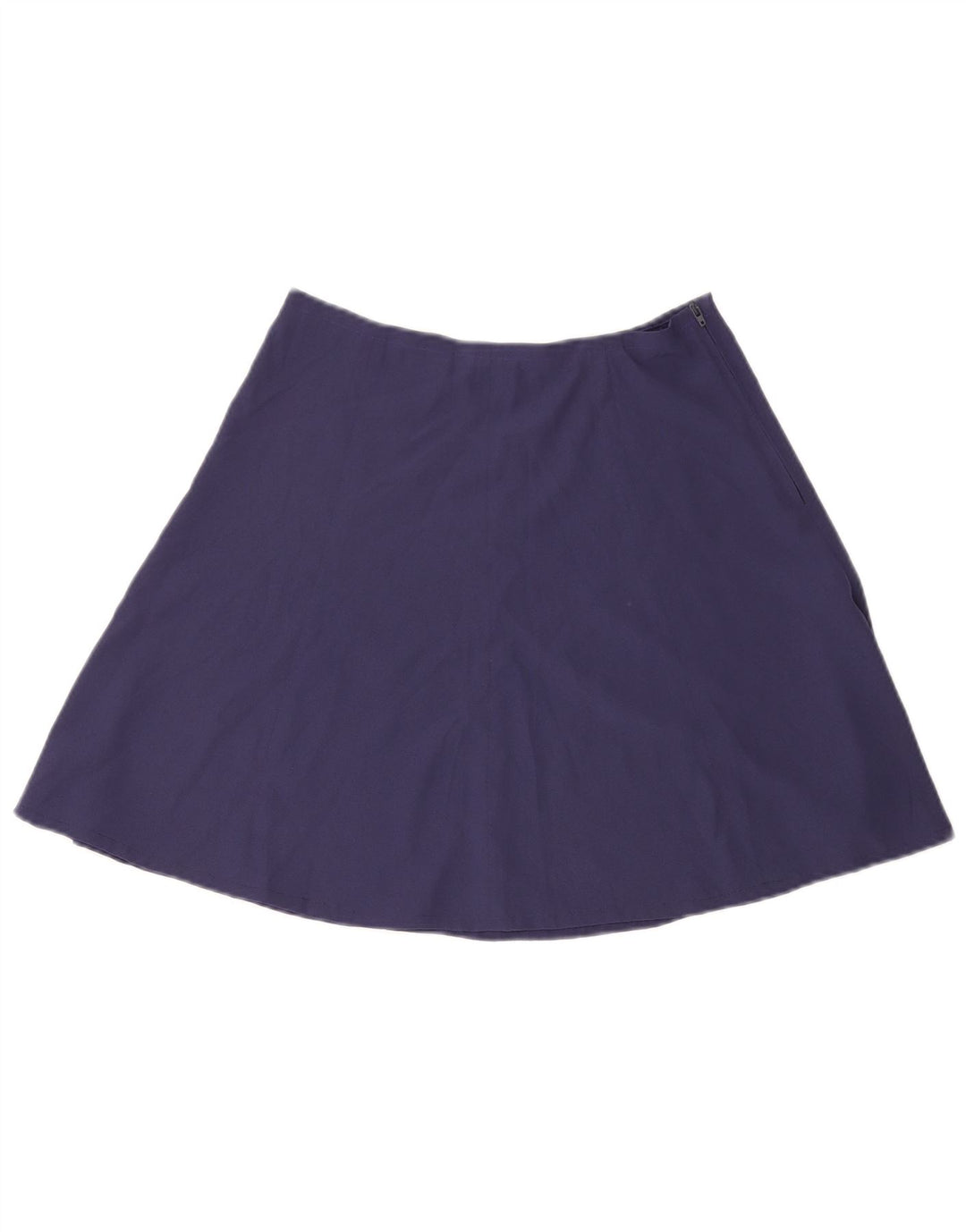 Vintage Mujer A-Line Falda W28 Medio Azul Marino