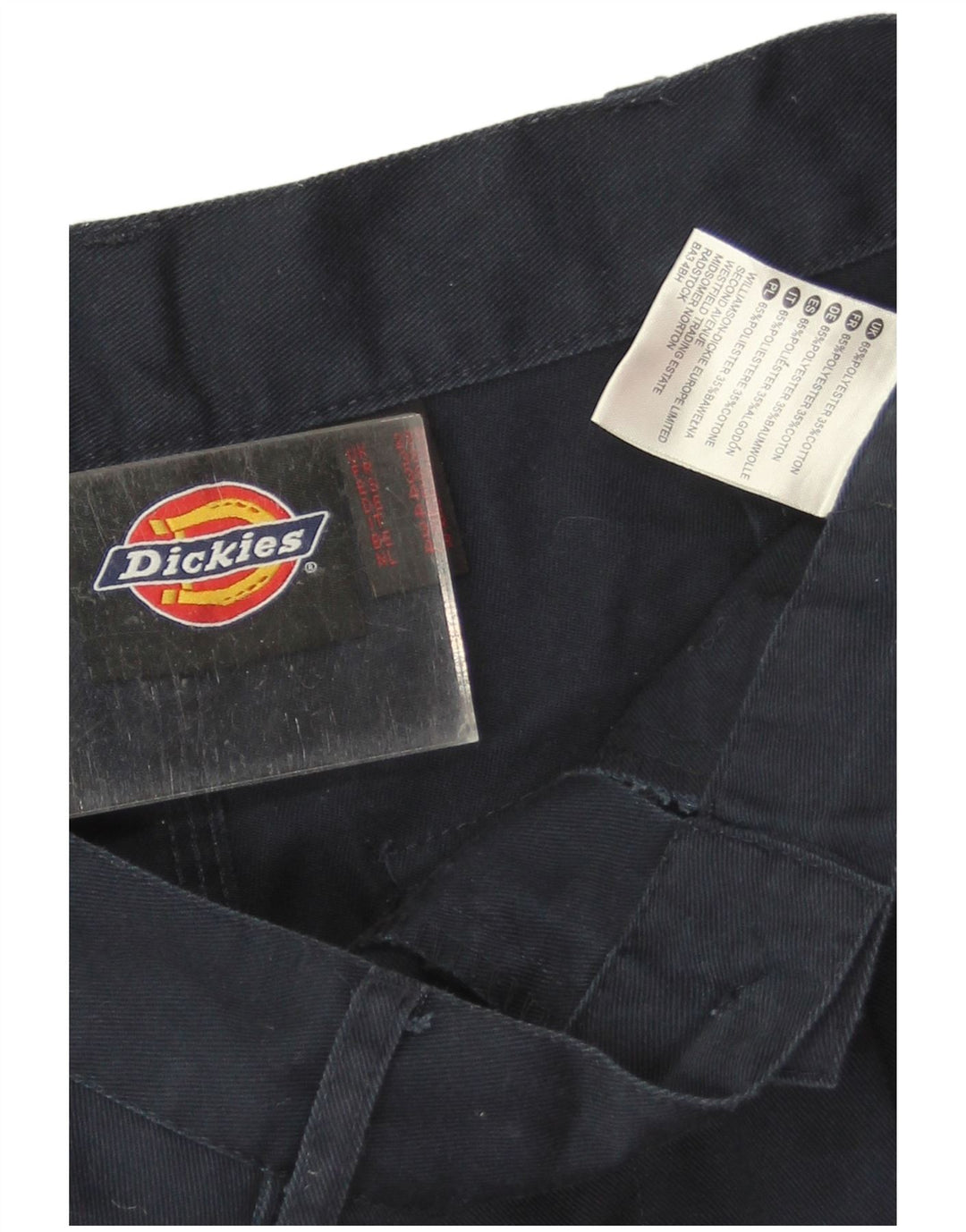 Dickies Pantalón cargo recto para hombre W28 L31 Poliéster azul marino