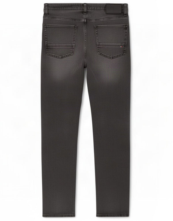 Tommy Hilfiger Mens Bleecker Slim Jeans W36 L32 Gris Viscosa