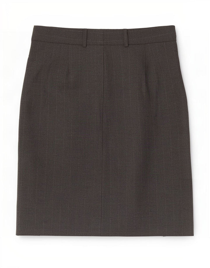 Falda lápiz para mujer Mango EU 40 Medium W32 Poliéster a rayas grises