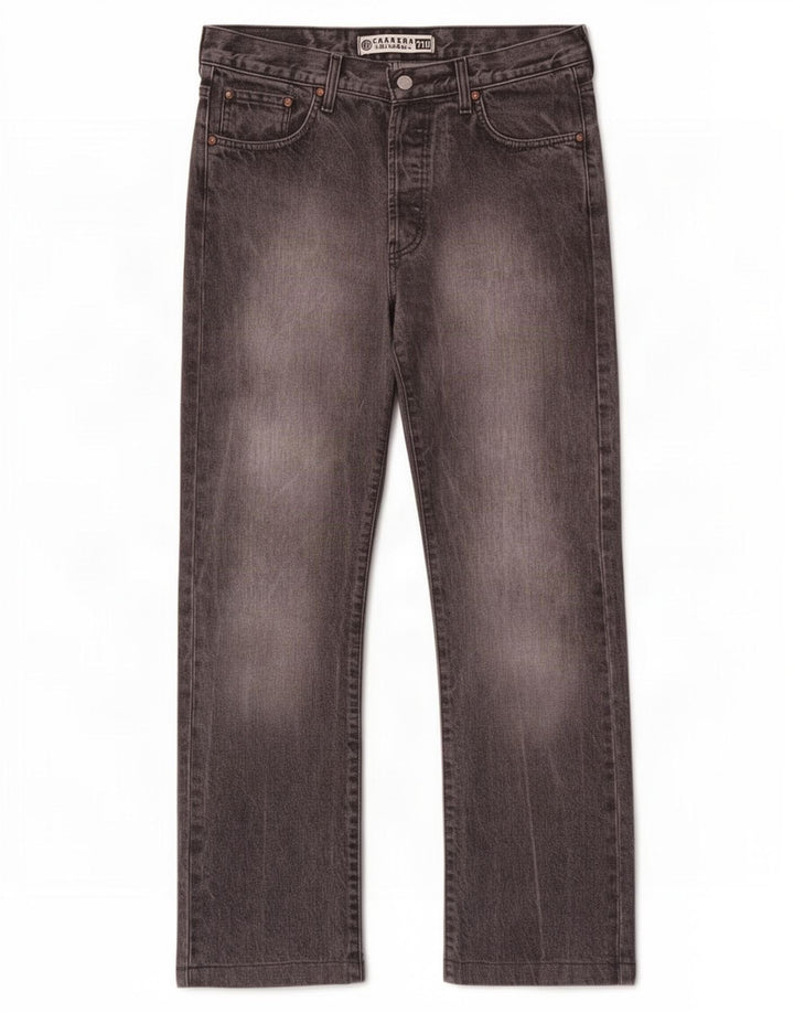 Vaqueros rectos para hombre Carrera W34 L30 Algodón gris