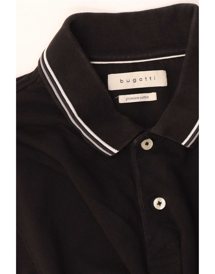 Polo Bugatti Hombre Mediano Rayas Negras