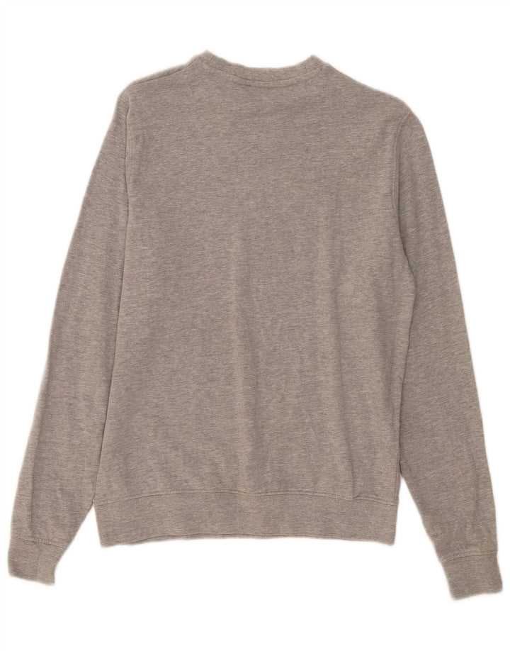 Asociación de Polo de EE. UU. Sudadera tipo jersey para hombre, talla pequeña, gris