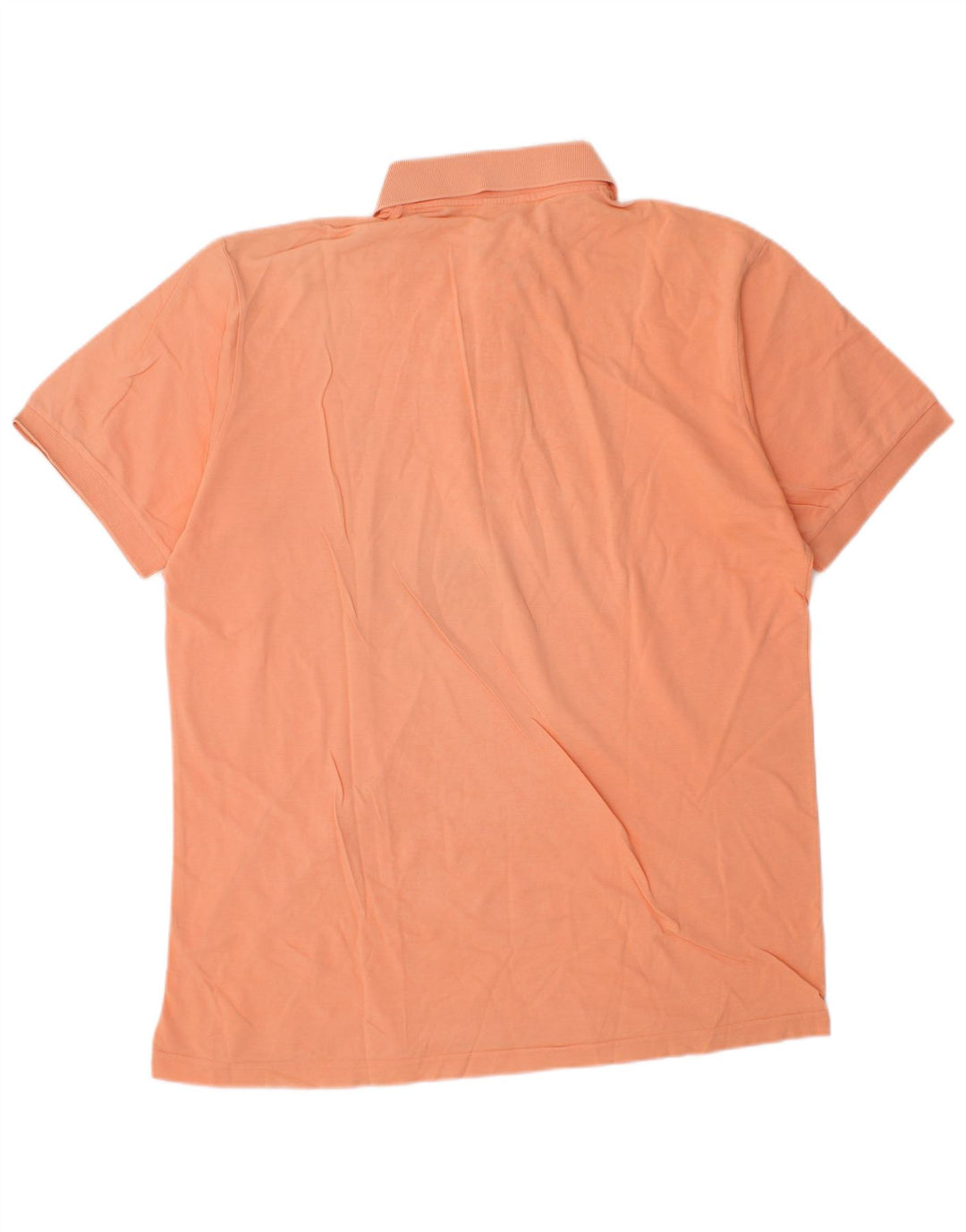 Sergio Tacchini Polo Hombre Grande Naranja Algodón