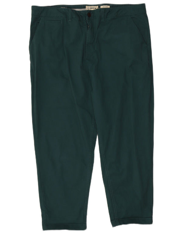 Pantalones chinos cortos para mujer Fat Face UK 18 XL W40 L25 Algodón verde
