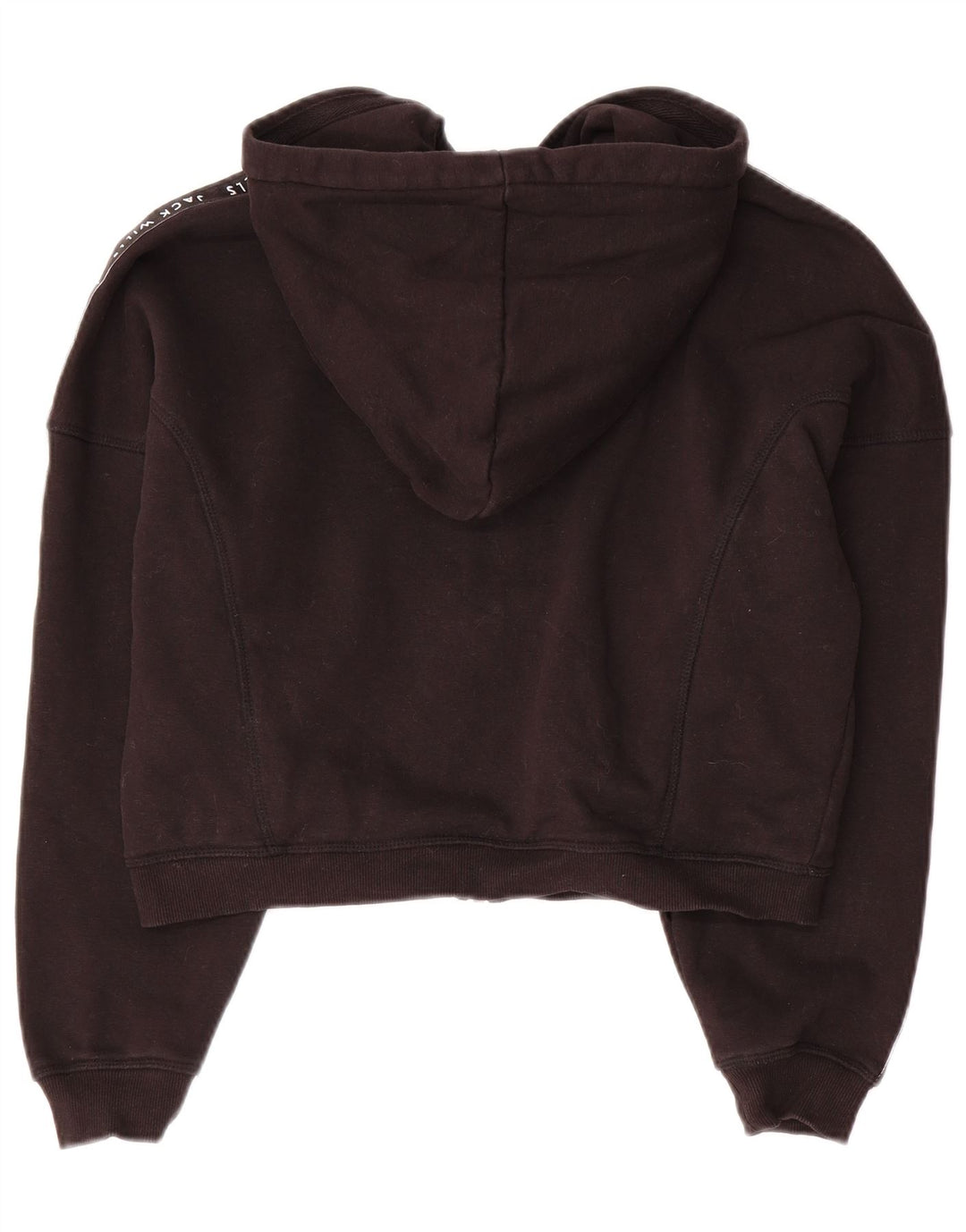 JACK WILLS Suéter con capucha y cremallera extragrande para mujer UK 10 Small Black