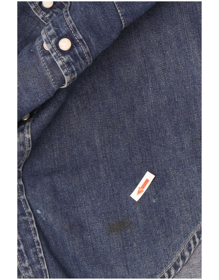 Levi's Hombre Camisa Vaquera De Algodón Azul Medio