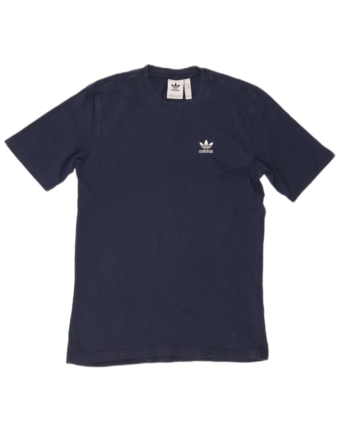Adidas Hombre Camiseta Top Small Azul Marino Algodón