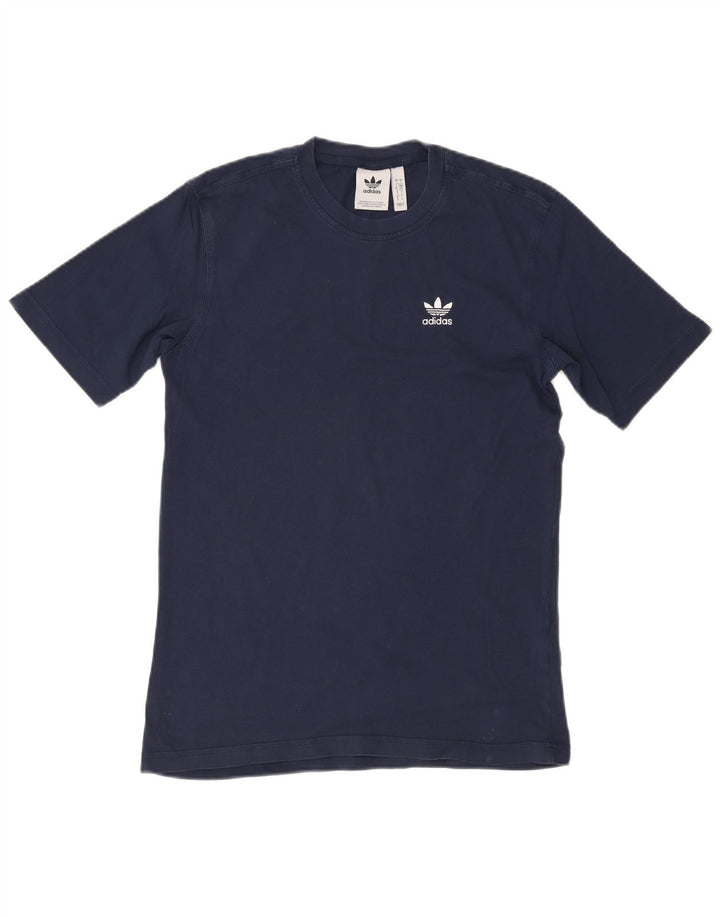 Adidas Hombre Camiseta Top Small Azul Marino Algodón