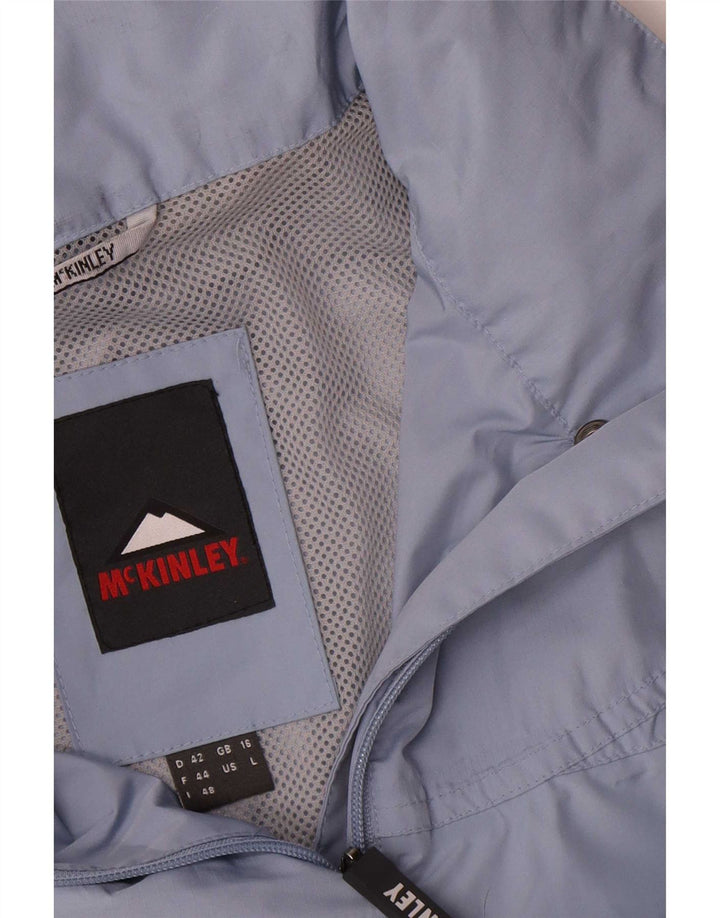 MC Kinley Chaqueta impermeable para mujer UK 46 Grande Poliéster azul