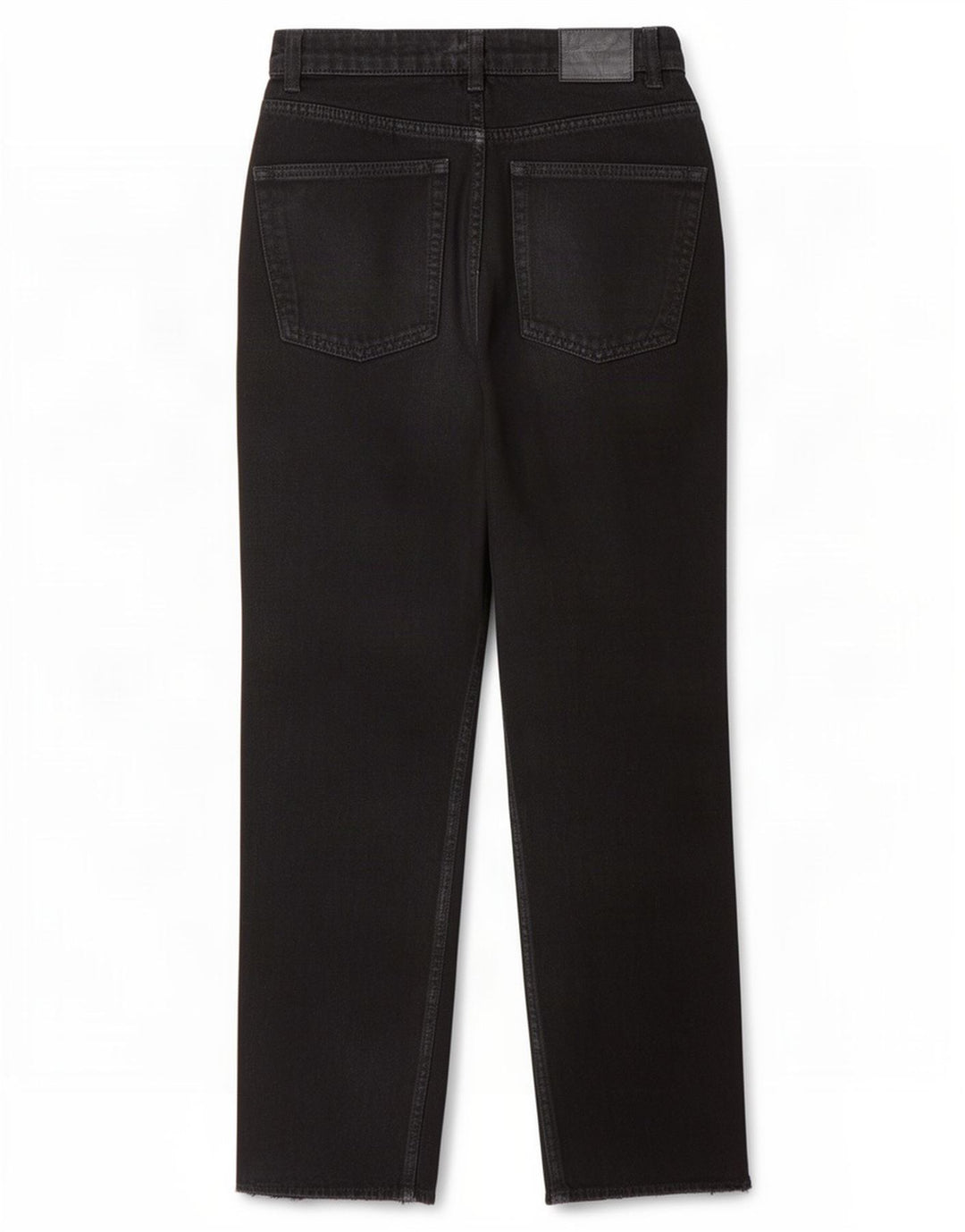 Zara Vaqueros Rectos Mujer EU 38 Small W28 L25 Negro