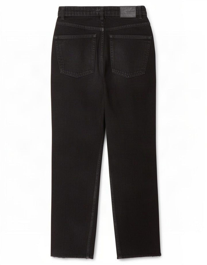Zara Vaqueros Rectos Mujer EU 38 Small W28 L25 Negro