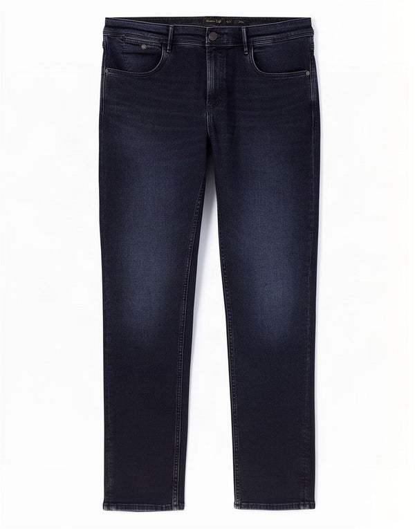 Massimo Dutti Jeans Slim Hombre EU 42 Large W32 L32 Azul Marino Algodón