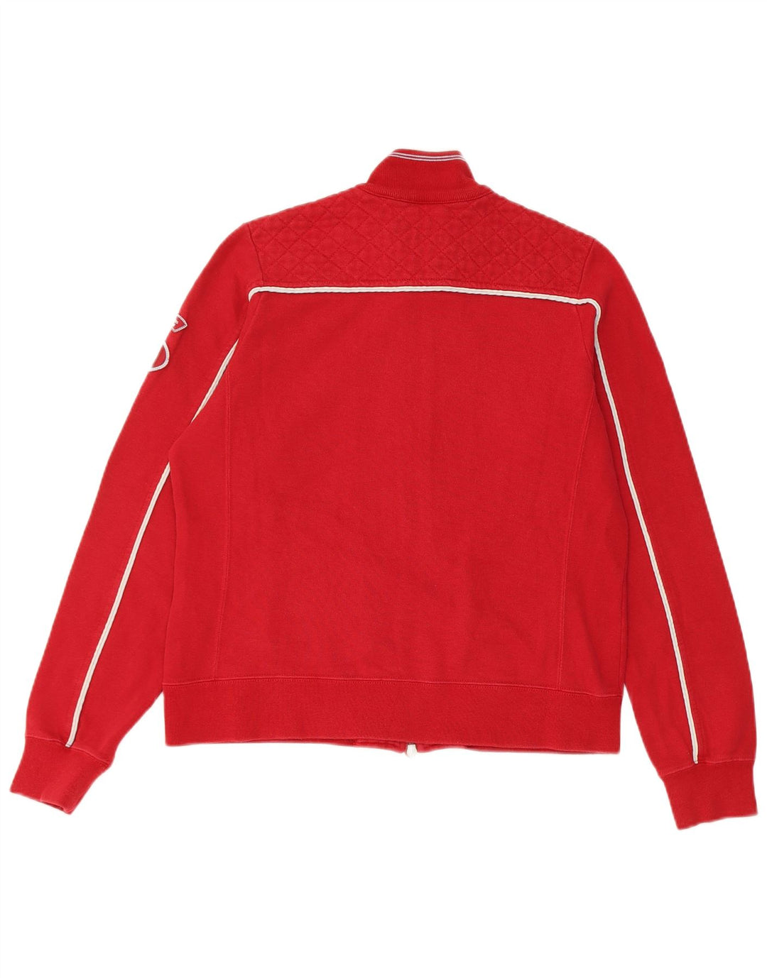 Champion Chaqueta de chándal gráfica para mujer Reino Unido 14 Grande Algodón rojo