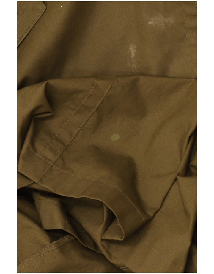 VINTAGE Gabardina para Mujer EU 40 Algodón Caqui Medio