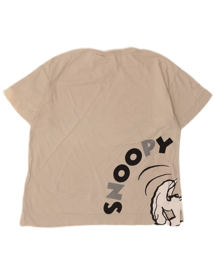 Zara Camiseta Gráfica para Niños Top 9-10 Años Off White