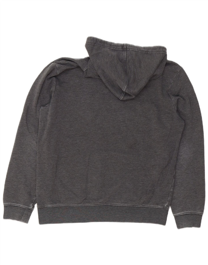 Gap Hombre Sudadera Con Capucha Gráfica Jersey De Algodón Gris Medio