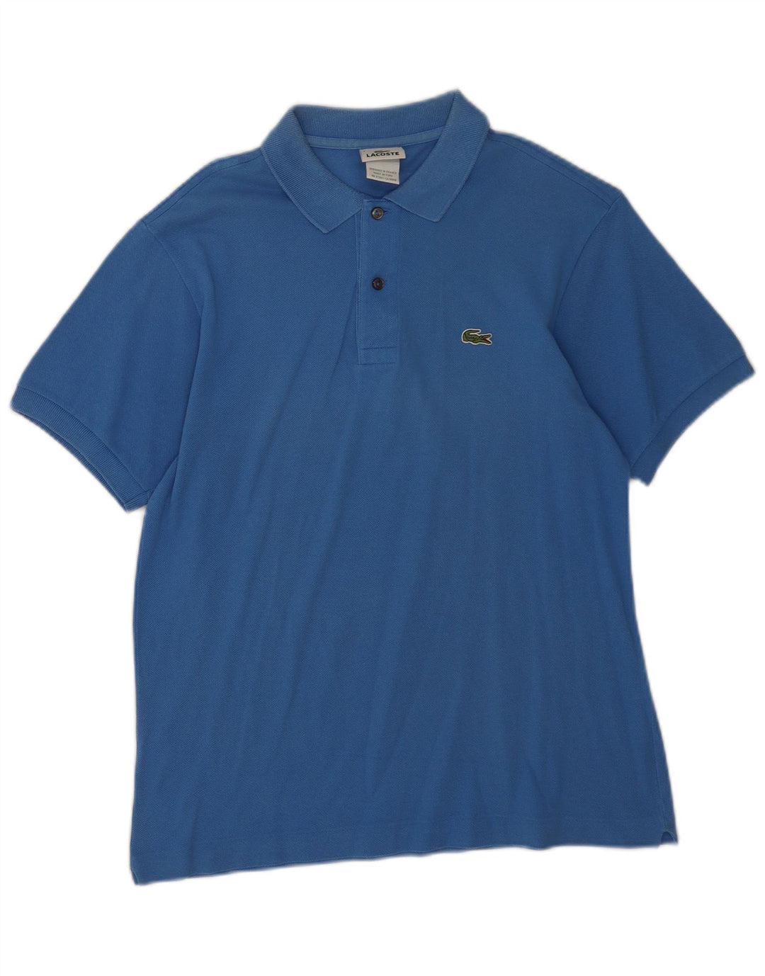 Polo Lacoste para hombre talla 4 algodón azul medio