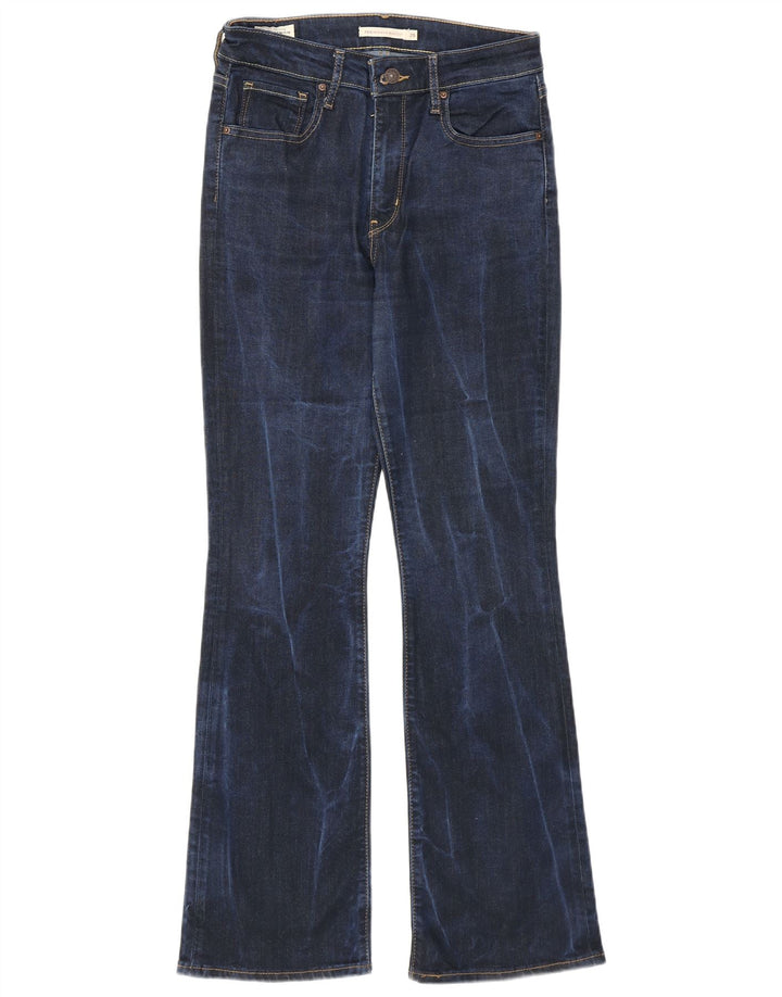 Vaqueros Levi's 725 De Tiro Alto Para Mujer W29 L30 Lyocell Azul Marino