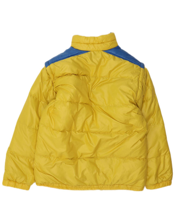 Trissi Chaqueta acolchada para hombre IT 50 Large Nylon color block amarillo