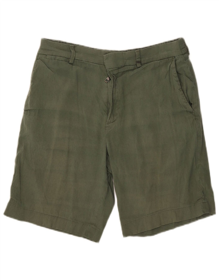 Pantalones cortos chinos para hombre de Ted Baker W32 Modal verde medio