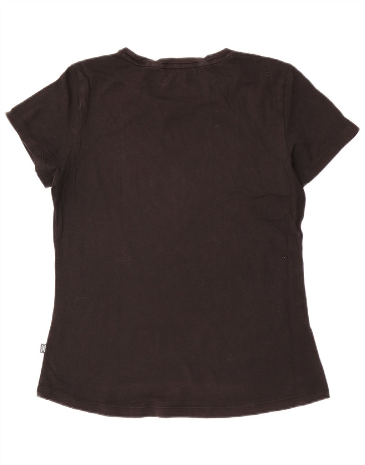 Puma - Camiseta gráfica para mujer, talla 40, talla M, color negro
