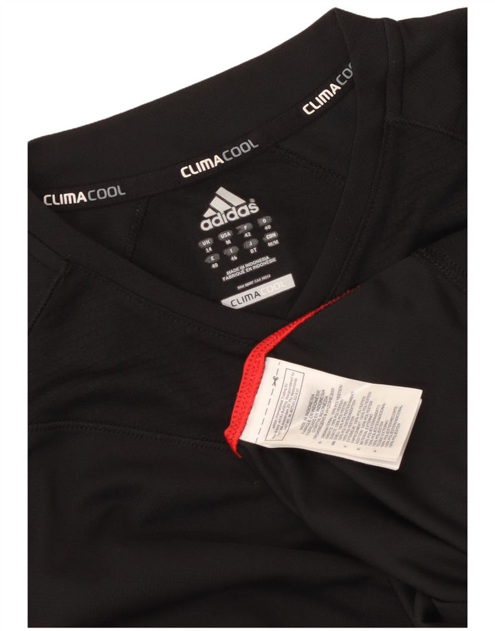 Adidas Mujer Supernova Camiseta Top UK 44 Mediano Negro Colorblock