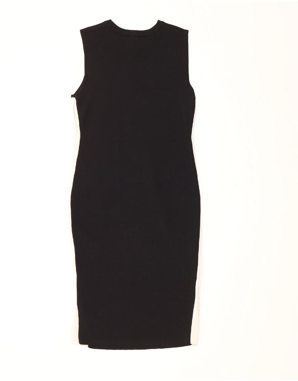 Oasis Vestido Ajustado Sin Mangas para Mujer UK 42 Medio Negro Colorblock