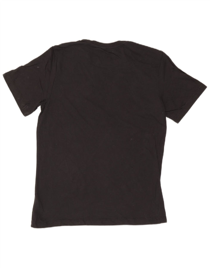 Nike Camiseta gráfica para hombre Top mediano de algodón negro