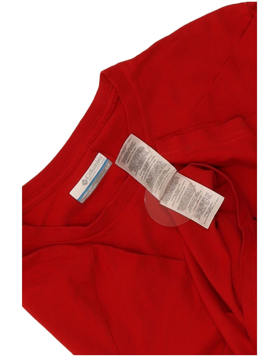 Columbia Camiseta gráfica para hombre Top Small Red Cotton